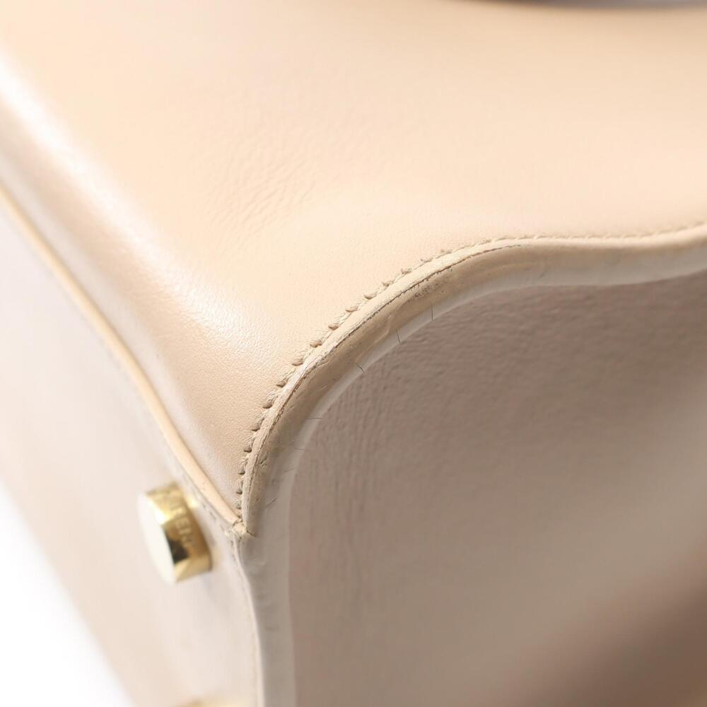 Saint Laurent Paris Baby Cabas Handbag Leather Beige - Picture 5 of 8
